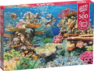 Obrázek z Puzzle CHERRY Mořský útes 500 dílků 